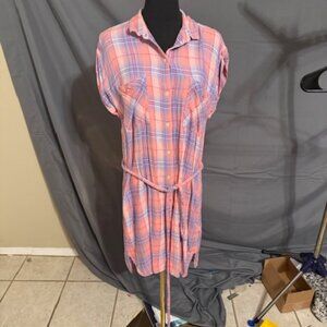 GAP Plaid Dress Size L